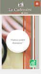 Mobile Screenshot of domaine-la-cadeniere.com